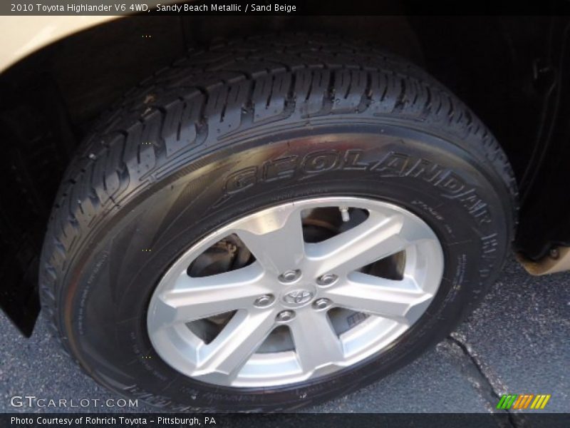  2010 Highlander V6 4WD Wheel