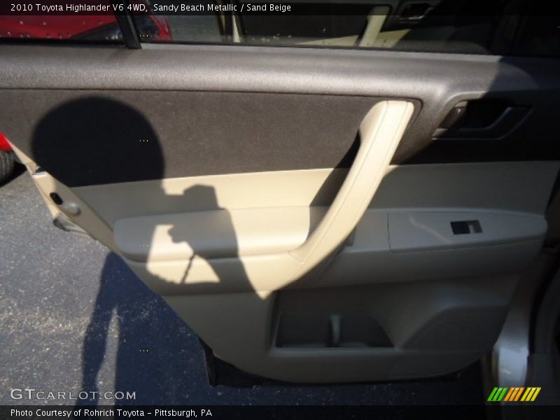 Sandy Beach Metallic / Sand Beige 2010 Toyota Highlander V6 4WD