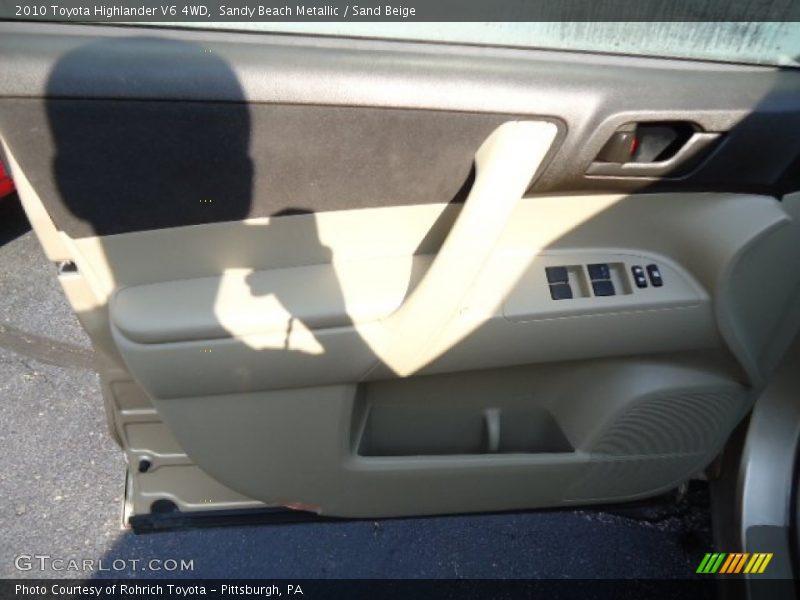 Sandy Beach Metallic / Sand Beige 2010 Toyota Highlander V6 4WD