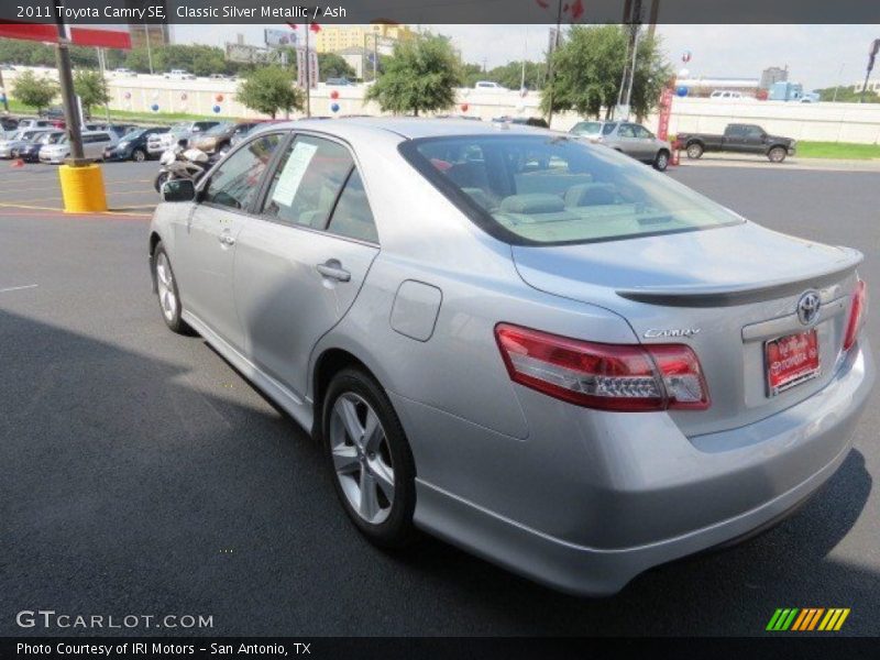Classic Silver Metallic / Ash 2011 Toyota Camry SE