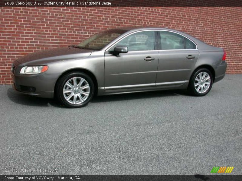 Oyster Gray Metallic / Sandstone Beige 2009 Volvo S80 3.2