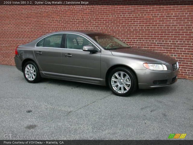Oyster Gray Metallic / Sandstone Beige 2009 Volvo S80 3.2