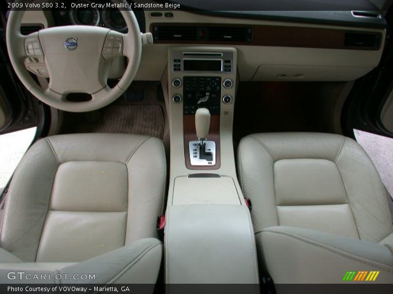 Oyster Gray Metallic / Sandstone Beige 2009 Volvo S80 3.2