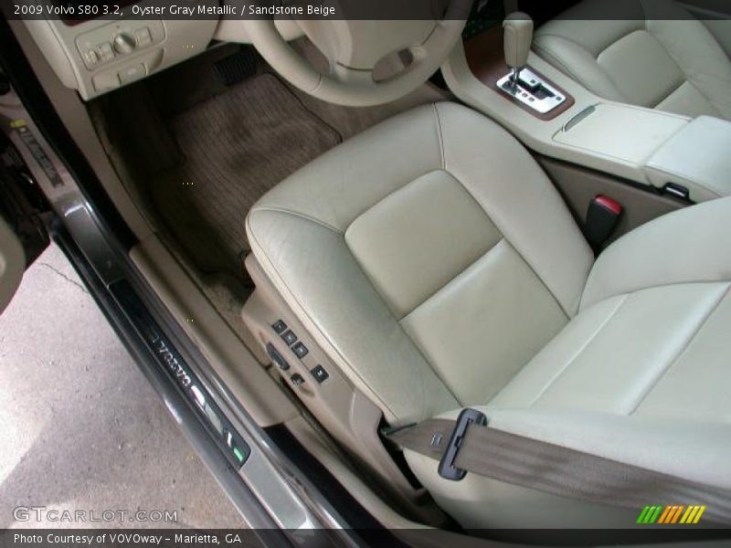 Oyster Gray Metallic / Sandstone Beige 2009 Volvo S80 3.2