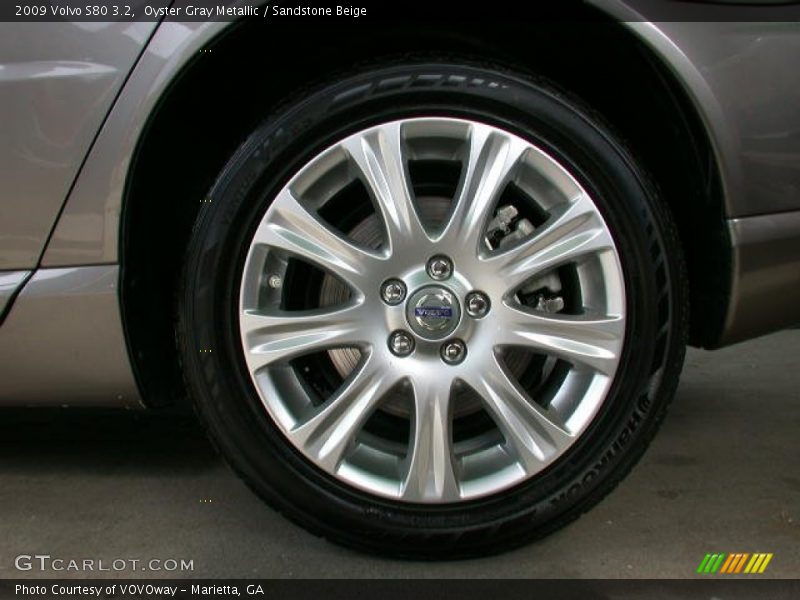 Oyster Gray Metallic / Sandstone Beige 2009 Volvo S80 3.2