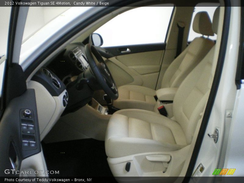 Candy White / Beige 2012 Volkswagen Tiguan SE 4Motion