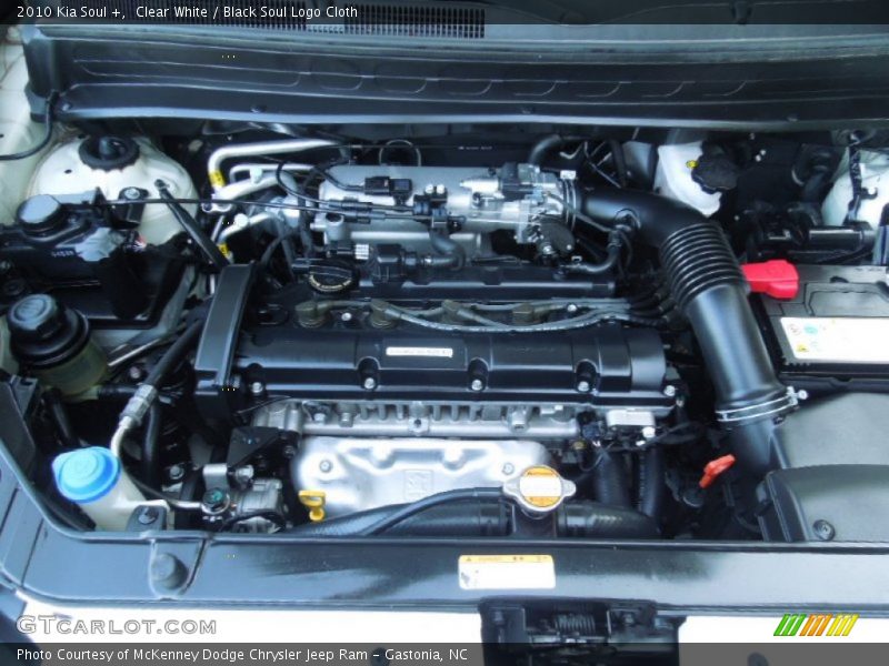  2010 Soul + Engine - 2.0 Liter DOHC 16-Valve CVVT 4 Cylinder