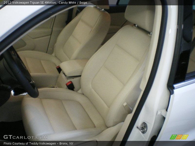 Candy White / Beige 2012 Volkswagen Tiguan SE 4Motion