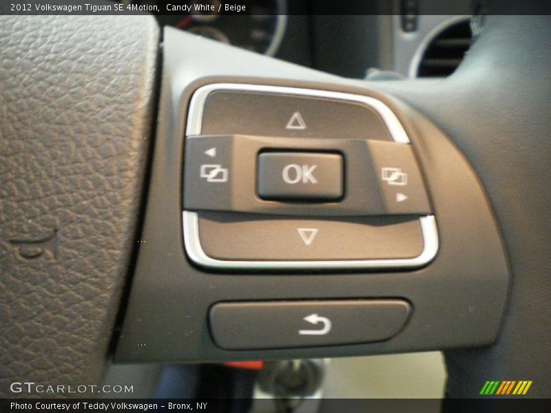 Candy White / Beige 2012 Volkswagen Tiguan SE 4Motion
