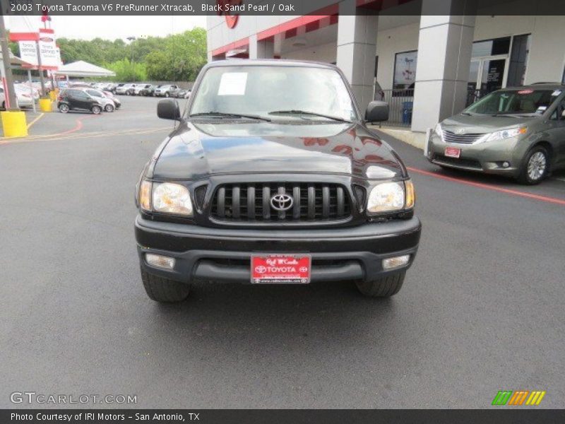 Black Sand Pearl / Oak 2003 Toyota Tacoma V6 PreRunner Xtracab