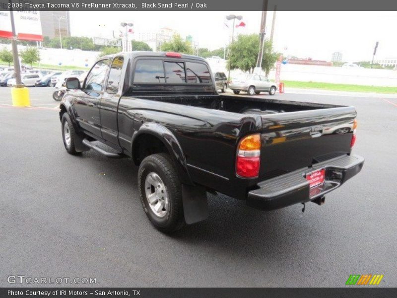 Black Sand Pearl / Oak 2003 Toyota Tacoma V6 PreRunner Xtracab