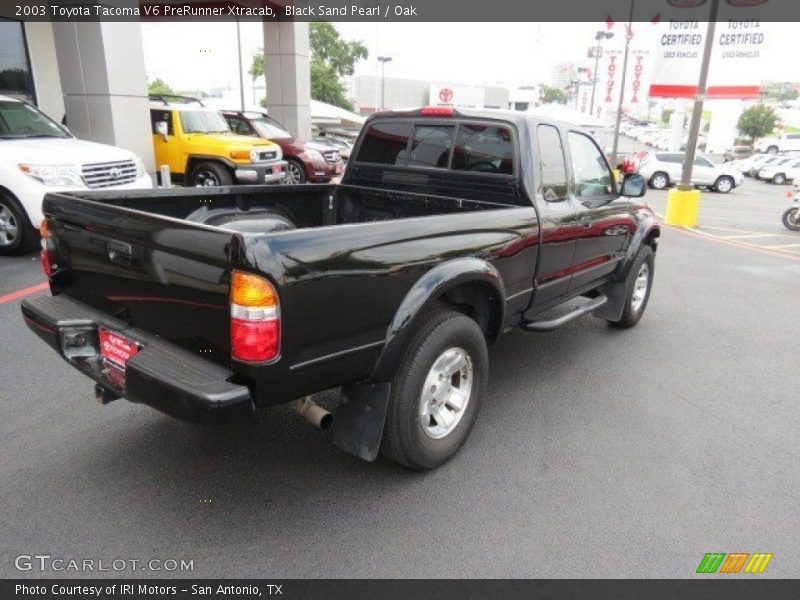 Black Sand Pearl / Oak 2003 Toyota Tacoma V6 PreRunner Xtracab
