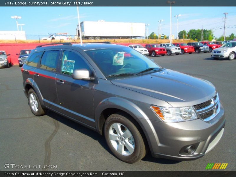 Storm Grey Pearl / Black 2012 Dodge Journey SXT