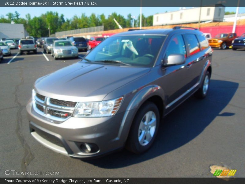 Storm Grey Pearl / Black 2012 Dodge Journey SXT
