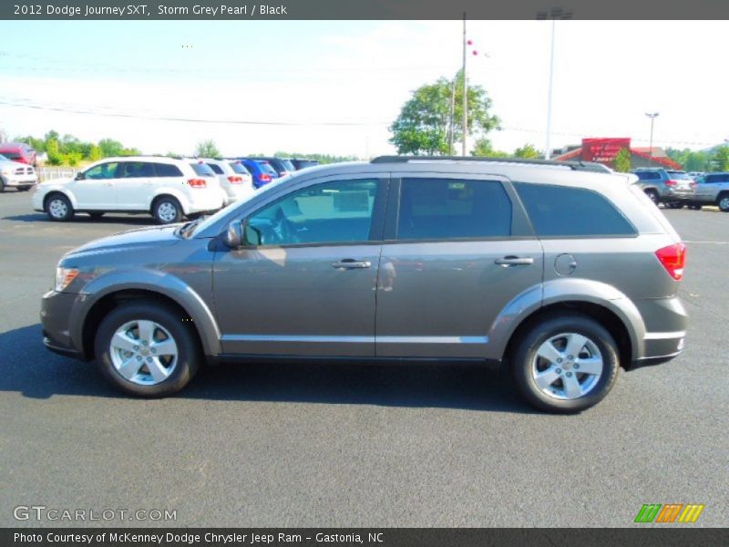 Storm Grey Pearl / Black 2012 Dodge Journey SXT