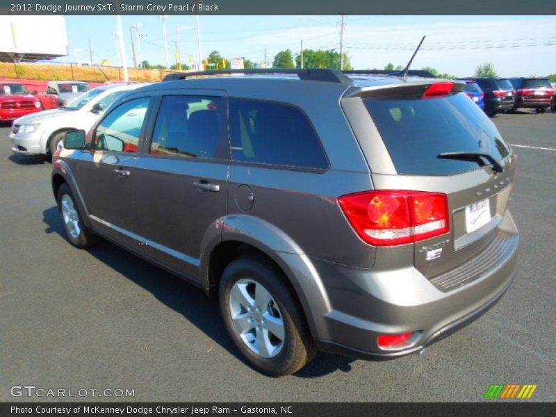 Storm Grey Pearl / Black 2012 Dodge Journey SXT
