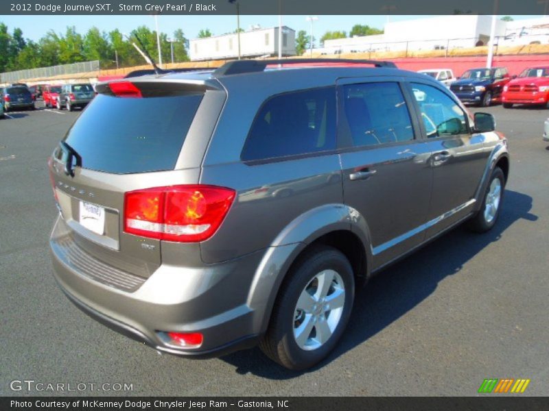 Storm Grey Pearl / Black 2012 Dodge Journey SXT
