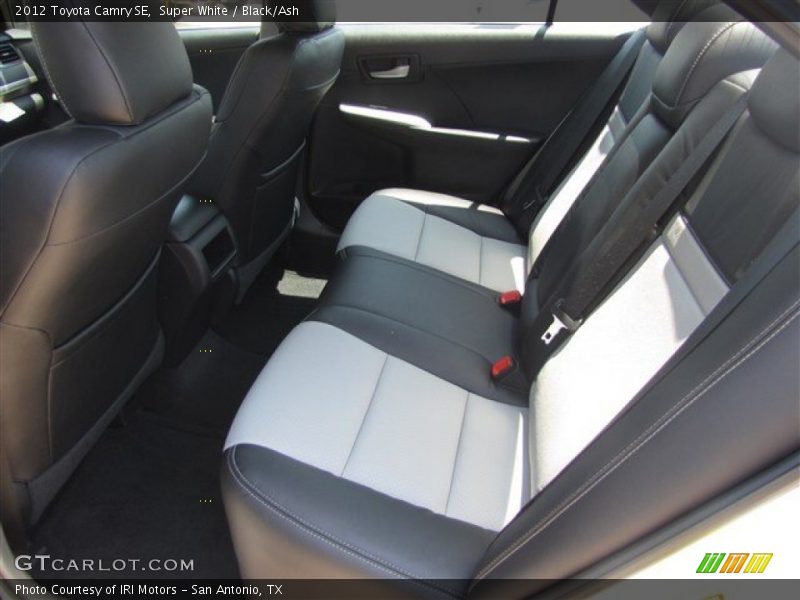 Rear Seat of 2012 Camry SE