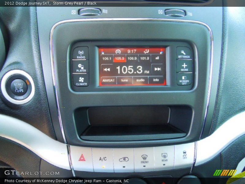 Storm Grey Pearl / Black 2012 Dodge Journey SXT