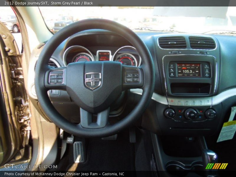 Storm Grey Pearl / Black 2012 Dodge Journey SXT