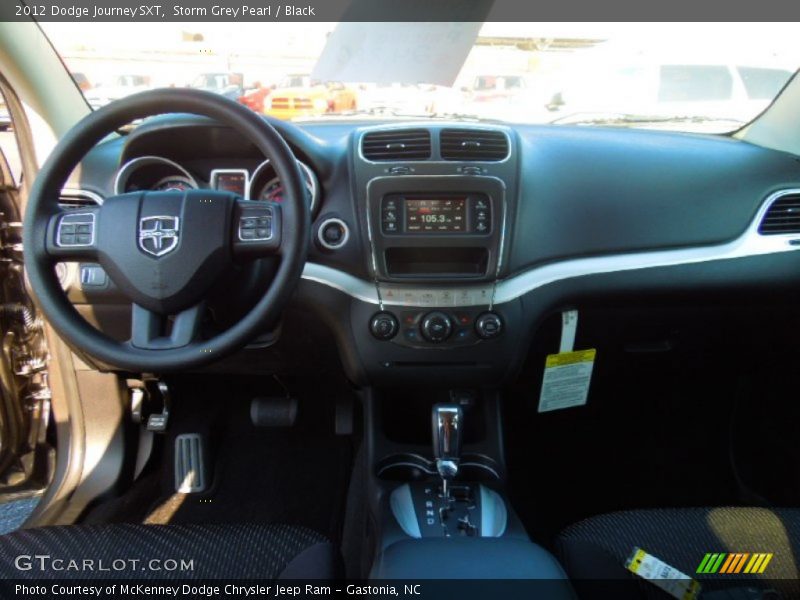 Storm Grey Pearl / Black 2012 Dodge Journey SXT