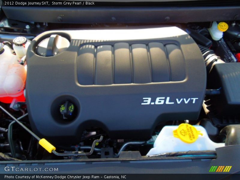 Storm Grey Pearl / Black 2012 Dodge Journey SXT
