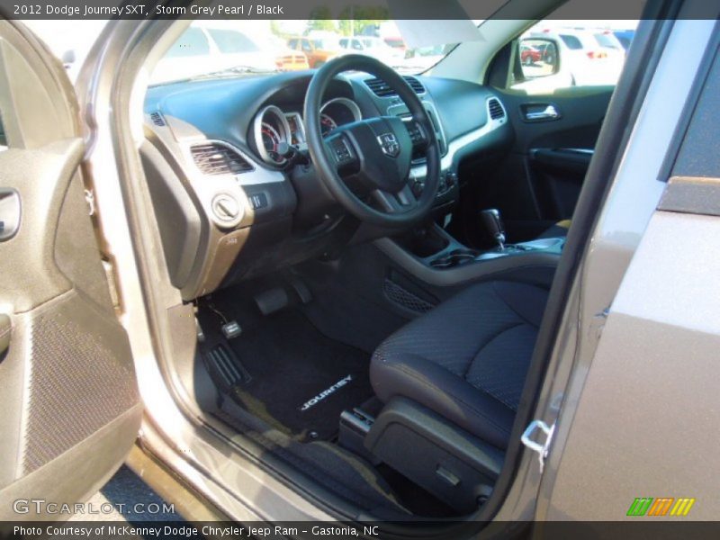 Storm Grey Pearl / Black 2012 Dodge Journey SXT