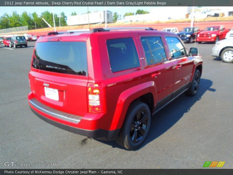 Deep Cherry Red Crystal Pearl / Dark Slate Gray/Light Pebble Beige 2012 Jeep Patriot Altitude