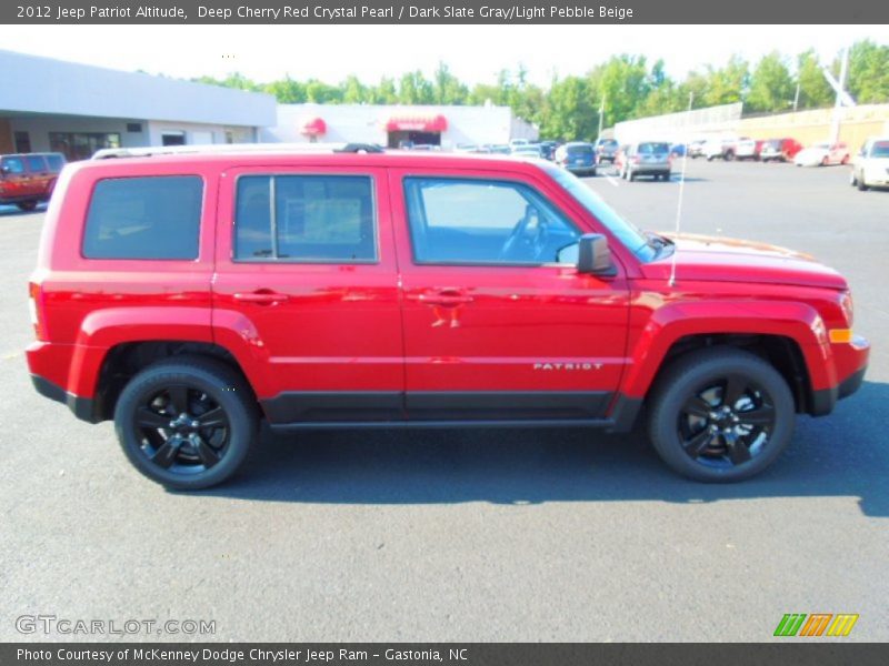Deep Cherry Red Crystal Pearl / Dark Slate Gray/Light Pebble Beige 2012 Jeep Patriot Altitude