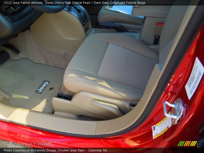 Deep Cherry Red Crystal Pearl / Dark Slate Gray/Light Pebble Beige 2012 Jeep Patriot Altitude
