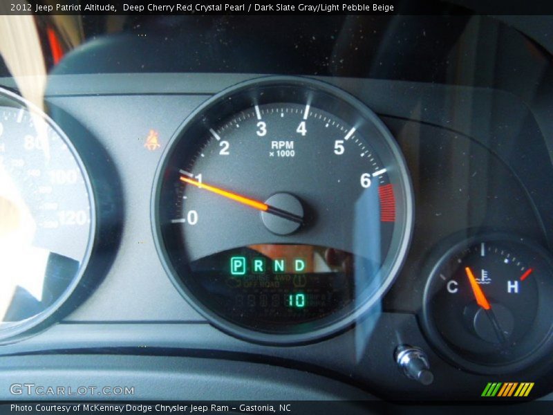 Deep Cherry Red Crystal Pearl / Dark Slate Gray/Light Pebble Beige 2012 Jeep Patriot Altitude