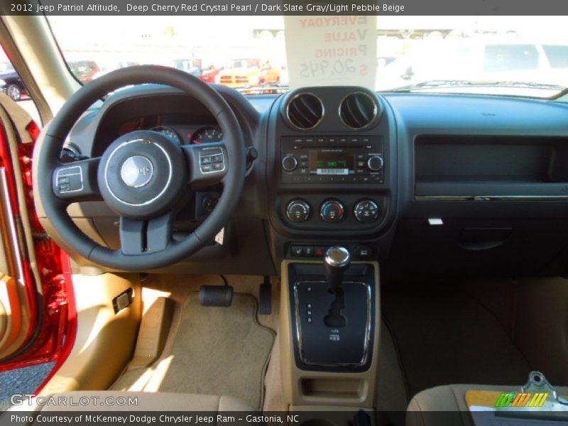 Deep Cherry Red Crystal Pearl / Dark Slate Gray/Light Pebble Beige 2012 Jeep Patriot Altitude