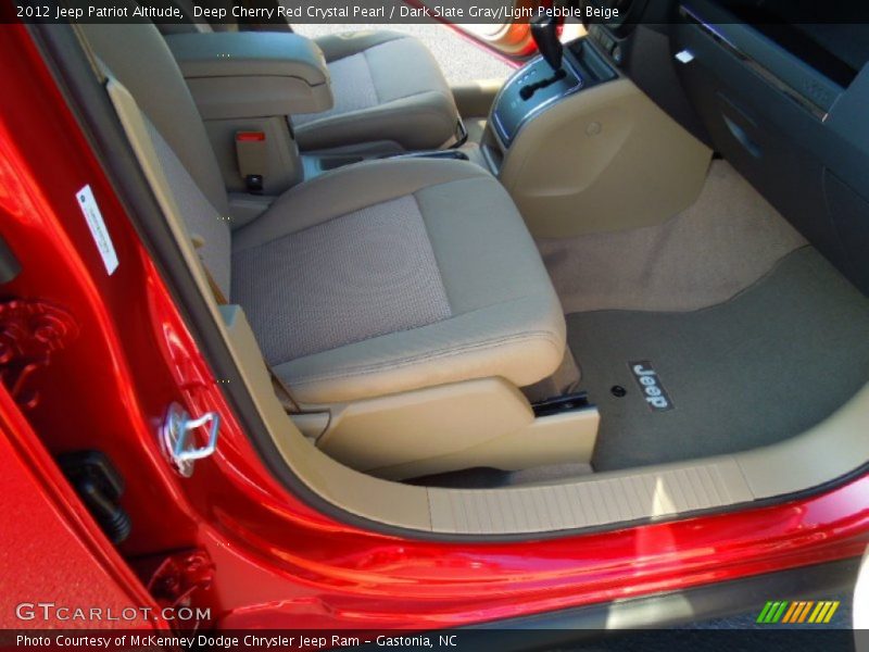 Deep Cherry Red Crystal Pearl / Dark Slate Gray/Light Pebble Beige 2012 Jeep Patriot Altitude