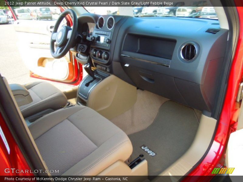 Deep Cherry Red Crystal Pearl / Dark Slate Gray/Light Pebble Beige 2012 Jeep Patriot Altitude