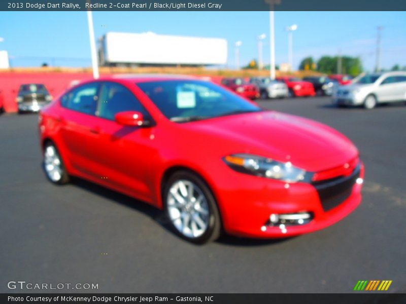 Redline 2-Coat Pearl / Black/Light Diesel Gray 2013 Dodge Dart Rallye