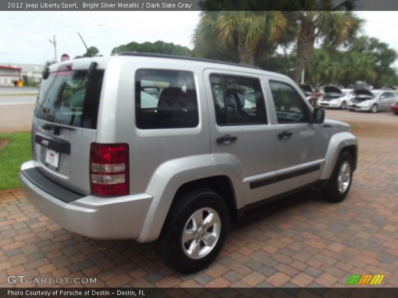 Bright Silver Metallic / Dark Slate Gray 2012 Jeep Liberty Sport
