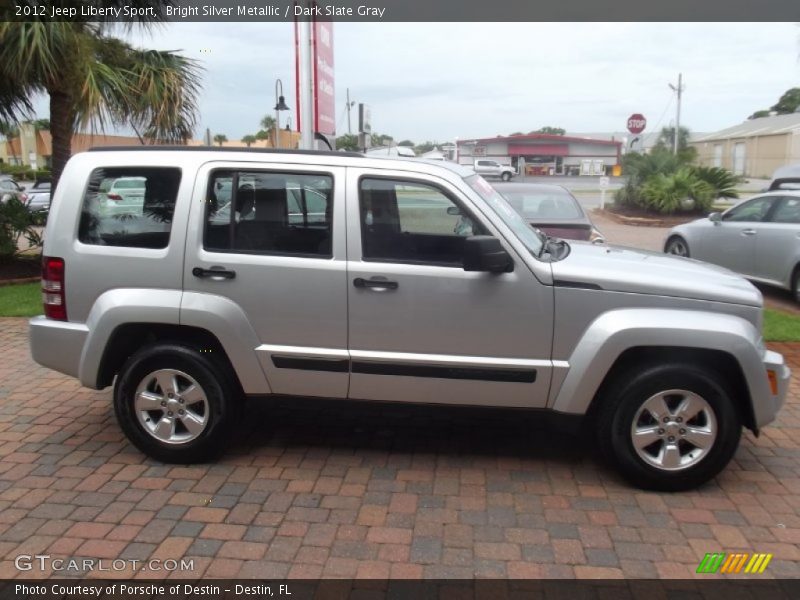 Bright Silver Metallic / Dark Slate Gray 2012 Jeep Liberty Sport