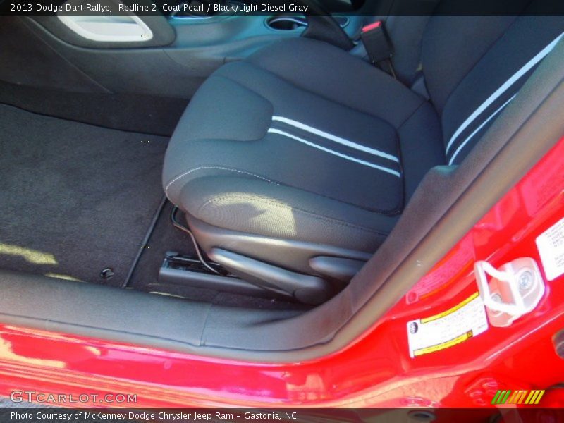 Redline 2-Coat Pearl / Black/Light Diesel Gray 2013 Dodge Dart Rallye