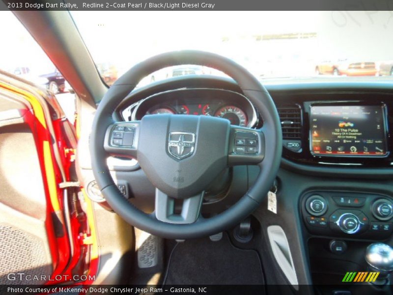 Redline 2-Coat Pearl / Black/Light Diesel Gray 2013 Dodge Dart Rallye