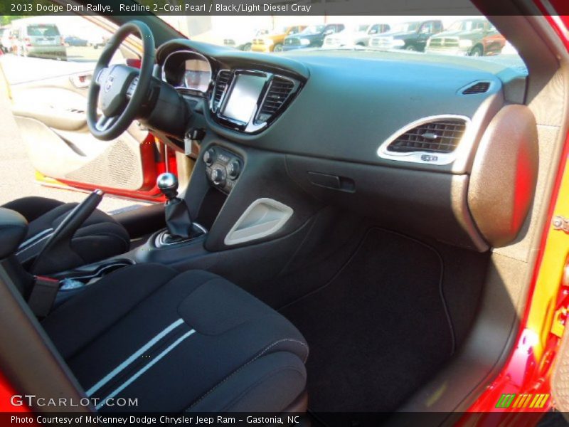 Redline 2-Coat Pearl / Black/Light Diesel Gray 2013 Dodge Dart Rallye