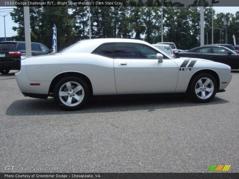 Bright Silver Metallic / Dark Slate Gray 2010 Dodge Challenger R/T