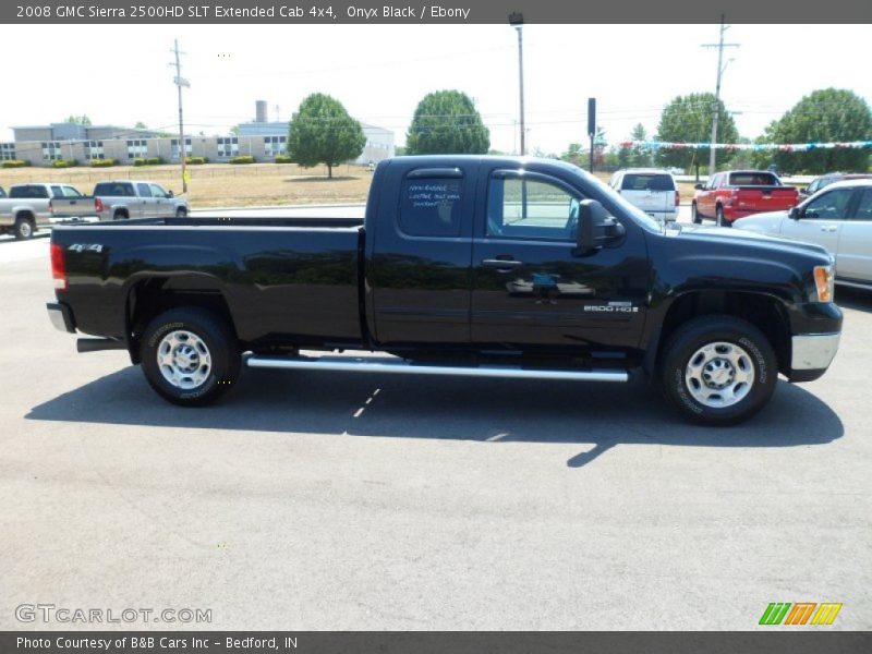 Onyx Black / Ebony 2008 GMC Sierra 2500HD SLT Extended Cab 4x4