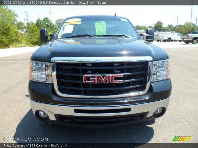 Onyx Black / Ebony 2008 GMC Sierra 2500HD SLT Extended Cab 4x4