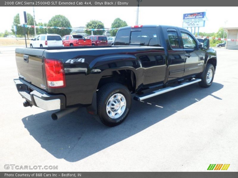 Onyx Black / Ebony 2008 GMC Sierra 2500HD SLT Extended Cab 4x4