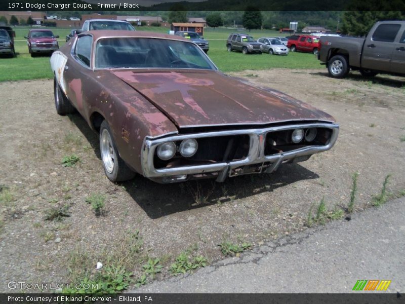 Primer / Black 1971 Dodge Charger Coupe