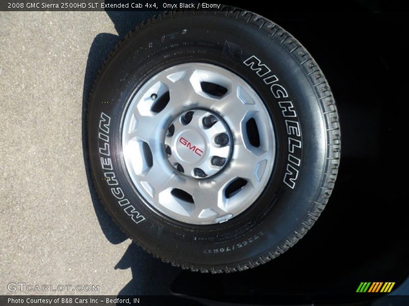 Onyx Black / Ebony 2008 GMC Sierra 2500HD SLT Extended Cab 4x4
