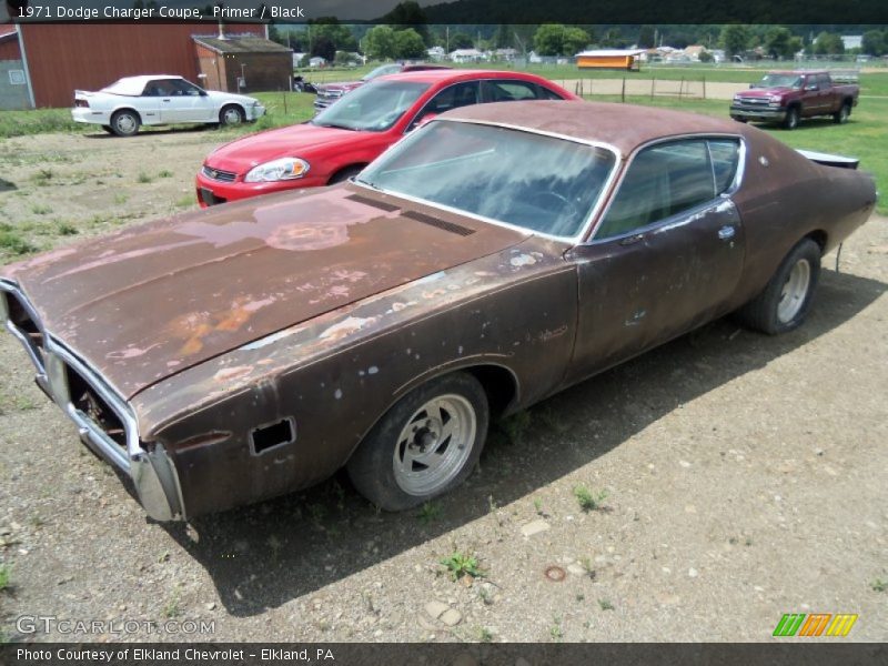 Primer / Black 1971 Dodge Charger Coupe