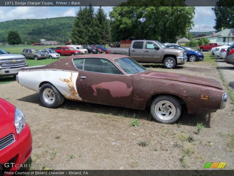 Primer / Black 1971 Dodge Charger Coupe