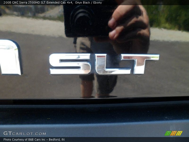 Onyx Black / Ebony 2008 GMC Sierra 2500HD SLT Extended Cab 4x4