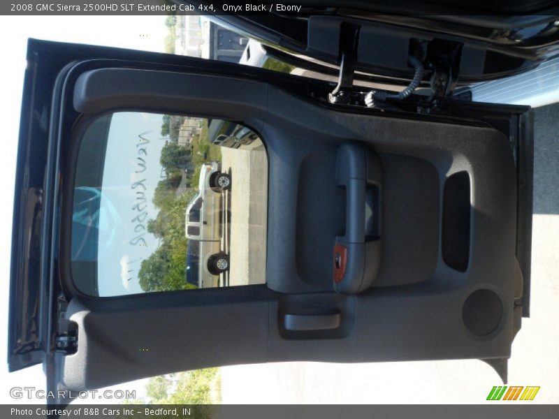 Onyx Black / Ebony 2008 GMC Sierra 2500HD SLT Extended Cab 4x4